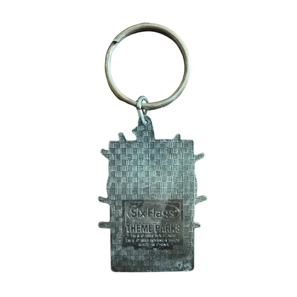 Vintage 1998 Warner Bros Inc Looney‎ Tunes Tweety Bird Key Chain Six Flags
